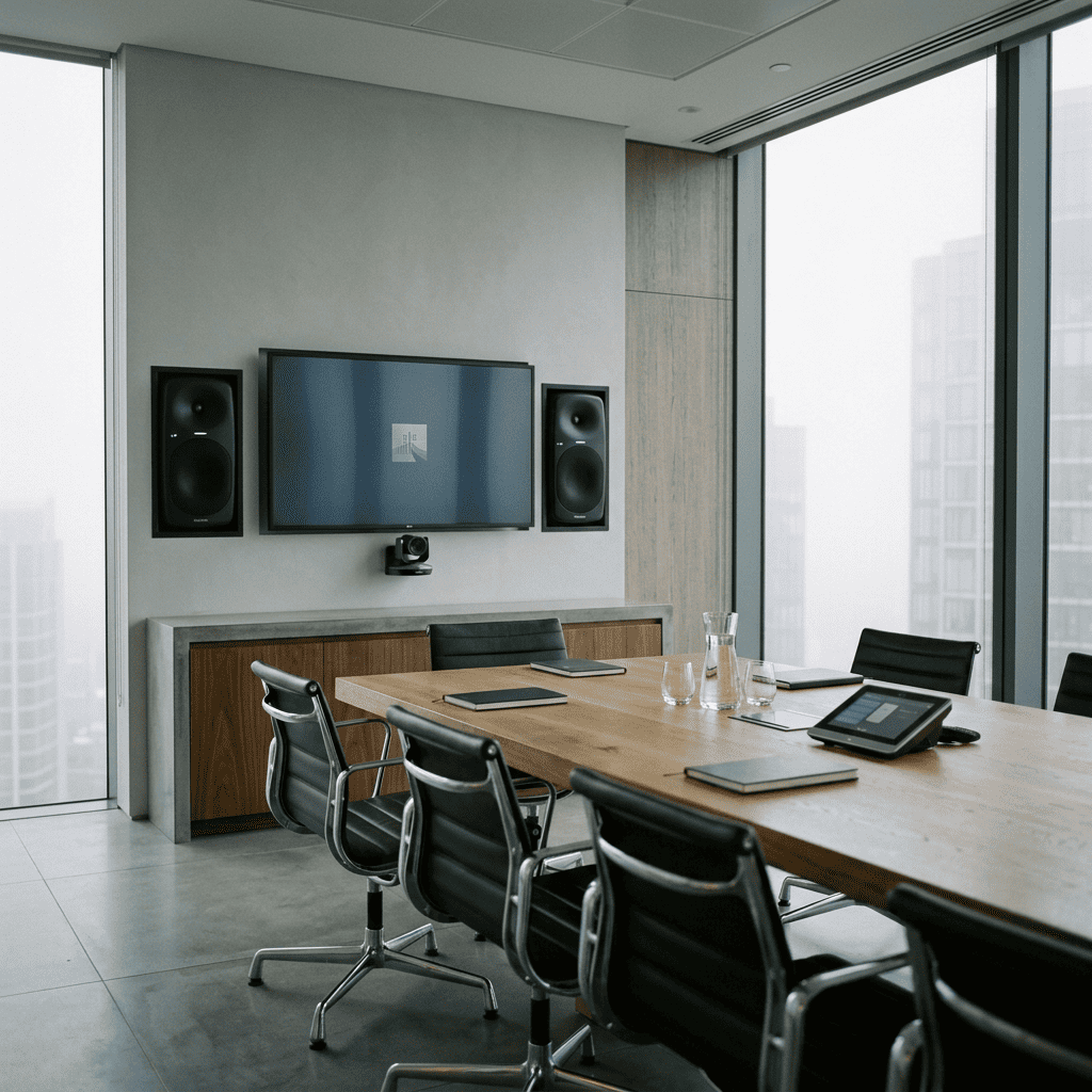 Sistem audio profesional terintegrasi oleh AV system integrator