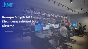 Integrasi sistem AV untuk display audio kamera jaringan dan room control dalam satu sistem