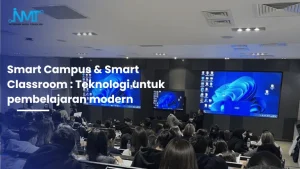 Smart campus dan smart classroom dengan interactive display audio kamera dan sistem pembelajaran modern